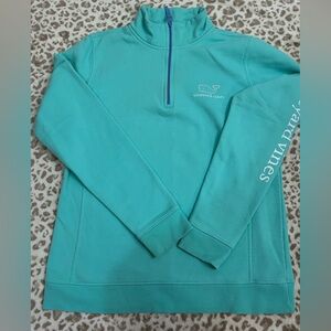 Vineyard Vines Aqua Fleece Pullover